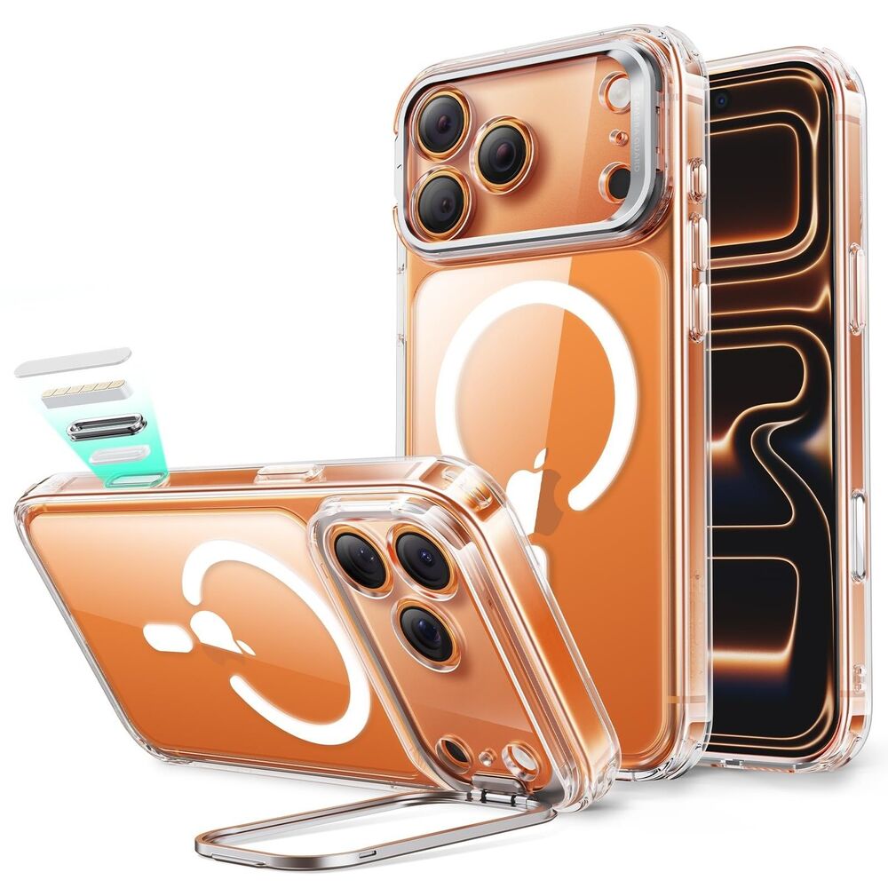 ESR for iPhone 17 Pro Max Case with Stash Stand, Camera Control Cover, Clear